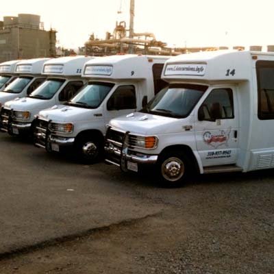 Circa 2004, our old fleet.